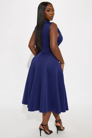 Sweet Sunday Pleated Midi Dress