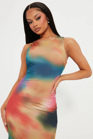 California Coastline Maxi Dress