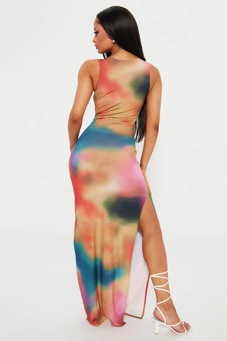 California Coastline Maxi Dress