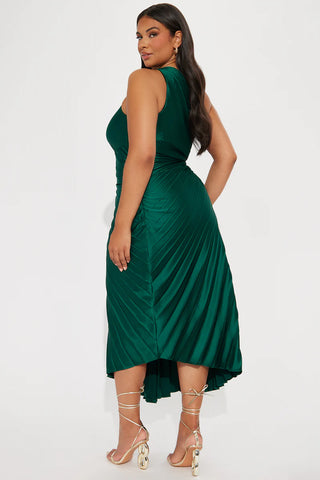 Belle Satin Maxi Dress
