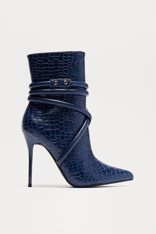 Camryn Booties - Navy