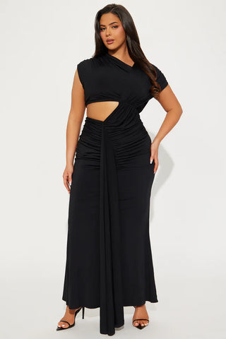 Elysian Slice Cut-Out Maxi Dress