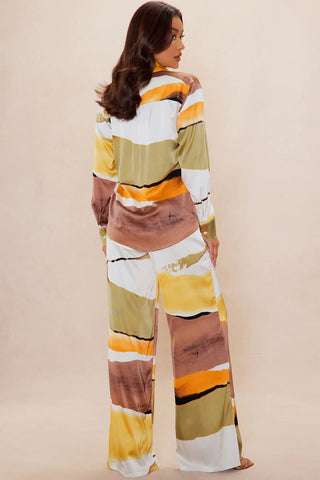 Rena Satin Pant Set
