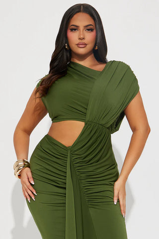 Elysian Slice Cut-Out Maxi Dress