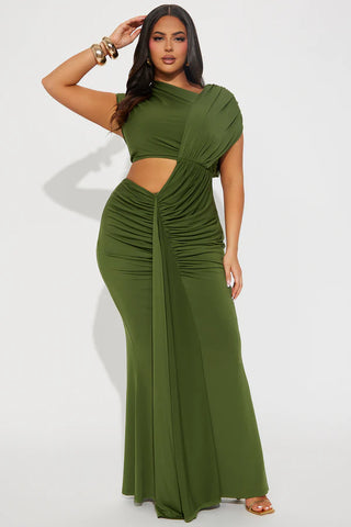 Elysian Slice Cut-Out Maxi Dress