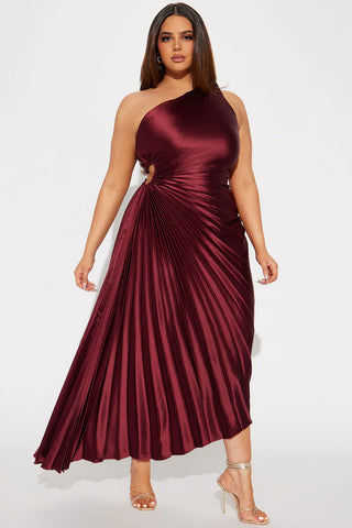 Belle Satin Maxi Dress