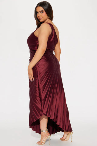 Belle Satin Maxi Dress