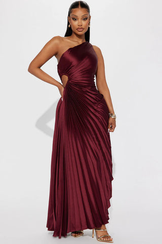 Belle Satin Maxi Dress