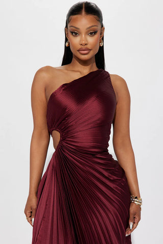 Belle Satin Maxi Dress