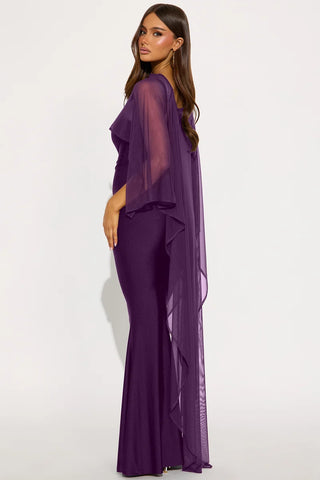 Staying True Satin Maxi Dress