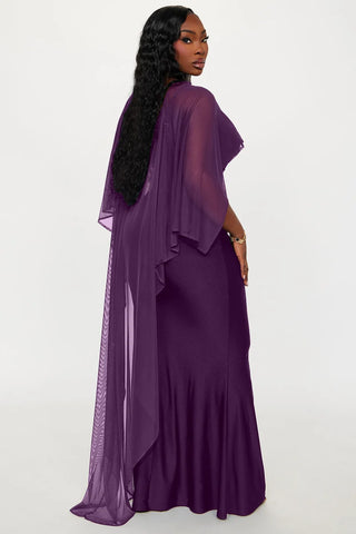 Staying True Satin Maxi Dress