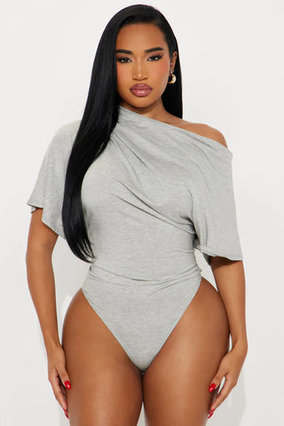 Flatter Me Off Shoulder Bodysuit