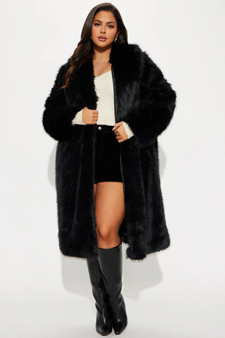 Dreamin' Big Faux Fur Coat