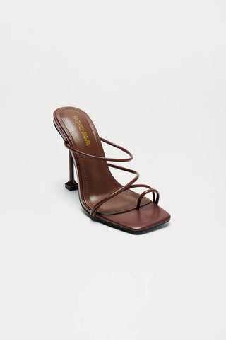 Get Over It Heeled Mules - Black