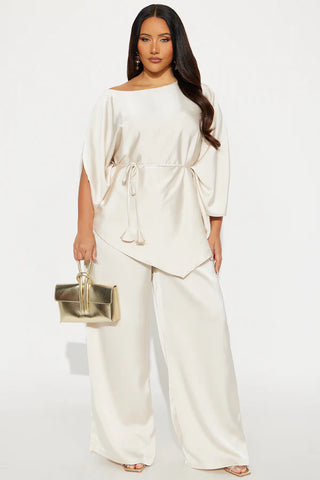 Everly Satin Pant Set