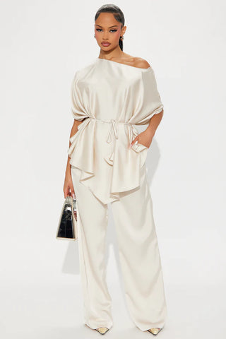 Everly Satin Pant Set
