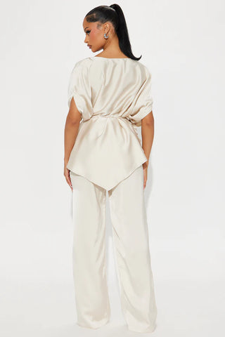 Everly Satin Pant Set