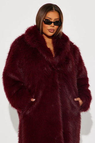 Dreamin' Big Faux Fur Coat