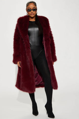Dreamin' Big Faux Fur Coat