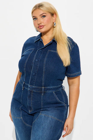 Angela Denim Jumpsuit