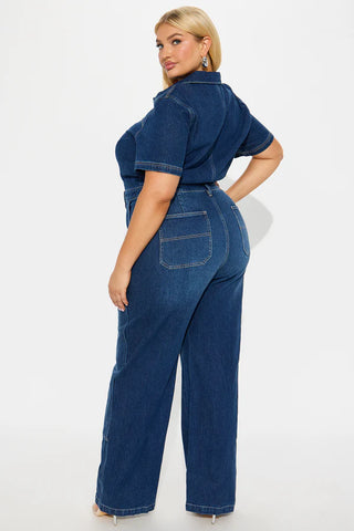 Angela Denim Jumpsuit