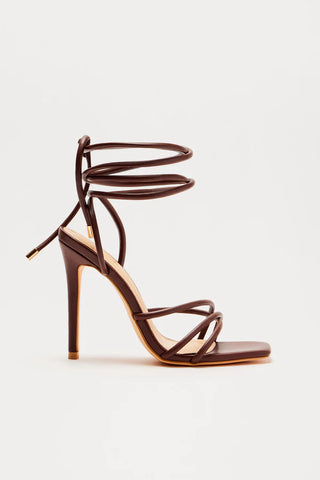 Never Look Back Strappy Heels