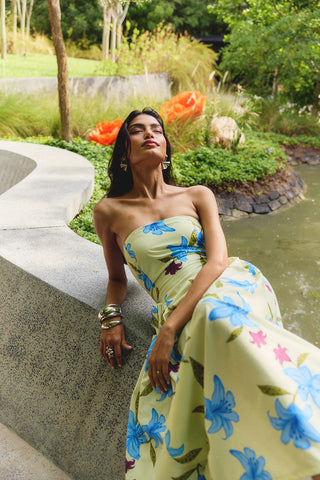 Blue Lily Dress