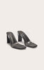 Crystal Noir Square Mules