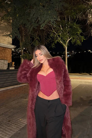 Dreamin' Big Faux Fur Coat