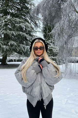 No Big Deal Washed Puffer Jacket