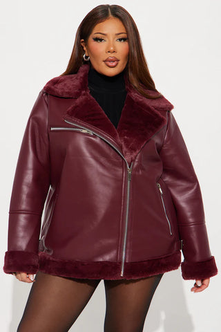 Chic Bad Ass Faux Leather Jacket