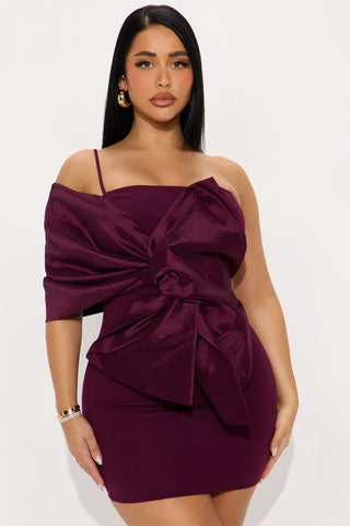 Rosalynn One Shoulder Mini Dress