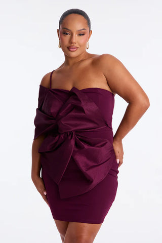 Rosalynn One Shoulder Mini Dress