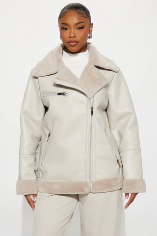 Chic Bad Ass Faux Leather Jacket