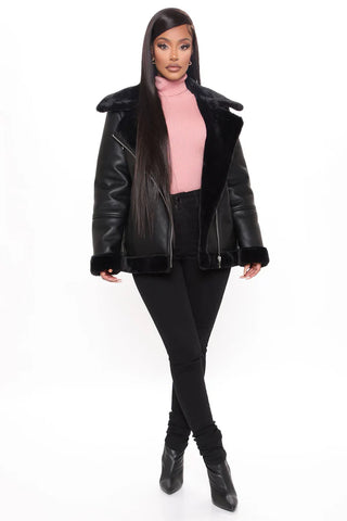 Chic Bad Ass Faux Leather Jacket