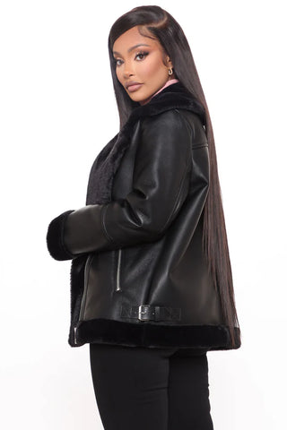 Chic Bad Ass Faux Leather Jacket