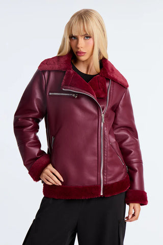 Chic Bad Ass Faux Leather Jacket