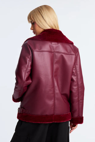Chic Bad Ass Faux Leather Jacket