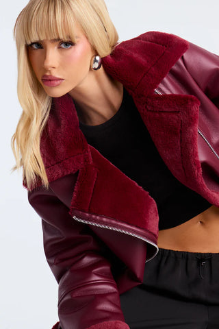 Chic Bad Ass Faux Leather Jacket