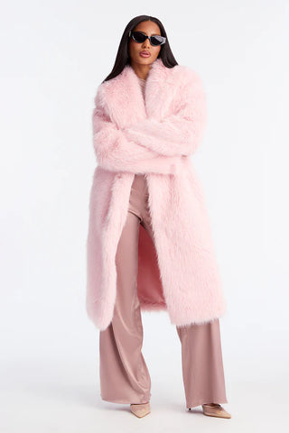 Dreamin' Big Faux Fur Coat