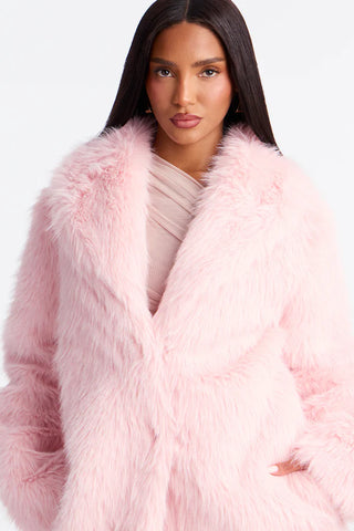 Dreamin' Big Faux Fur Coat