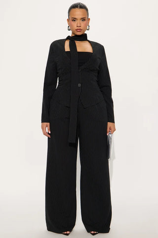 Baldwin Blazer Scarf Pant Set