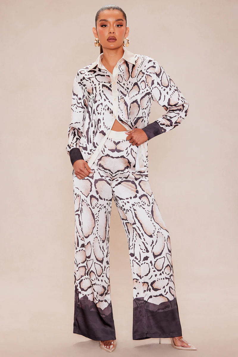 Darlene Satin Pant Set