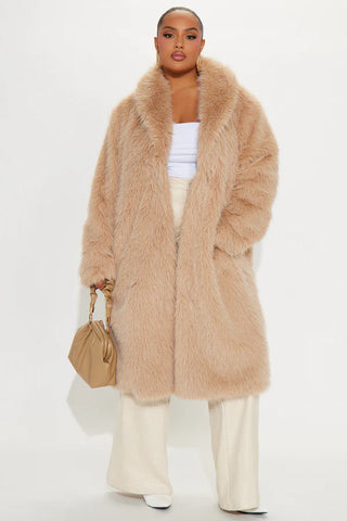 Dreamin' Big Faux Fur Coat