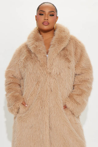 Dreamin' Big Faux Fur Coat