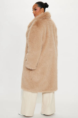 Dreamin' Big Faux Fur Coat