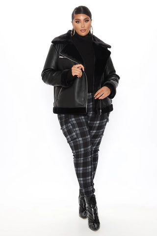 Chic Bad Ass Faux Leather Jacket