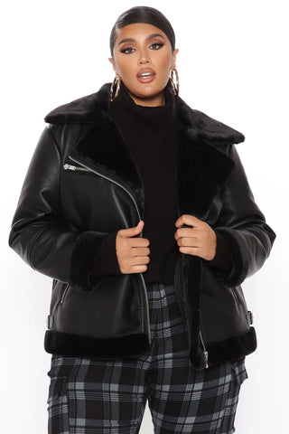Chic Bad Ass Faux Leather Jacket