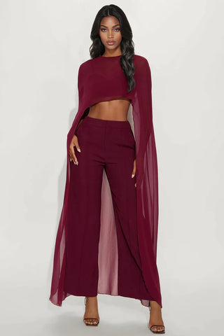 Sheer Intentions 3 Piece Pant Set