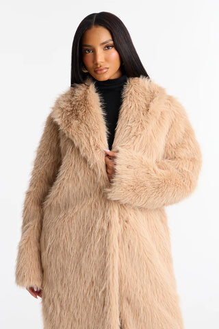 Dreamin' Big Faux Fur Coat